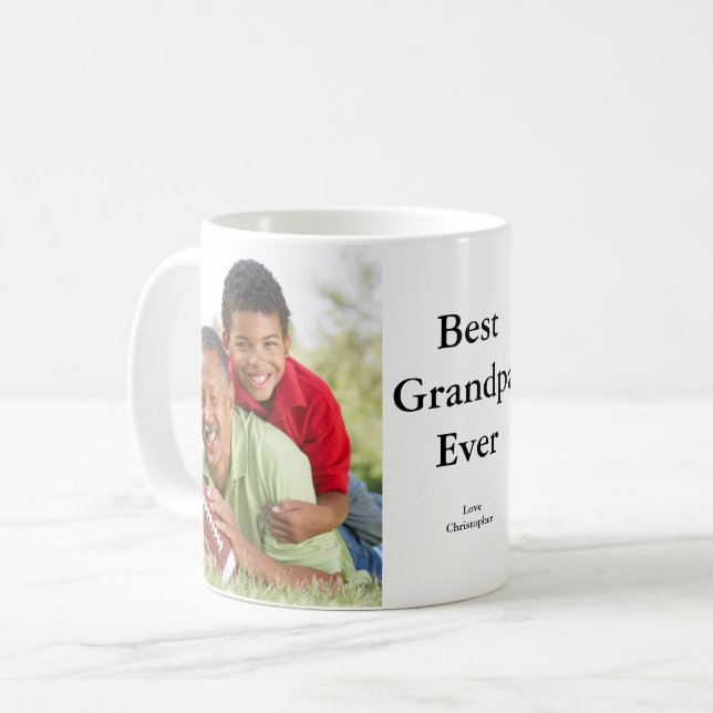 Mug Photo Meilleur Grand-Père (Devant gauche)
