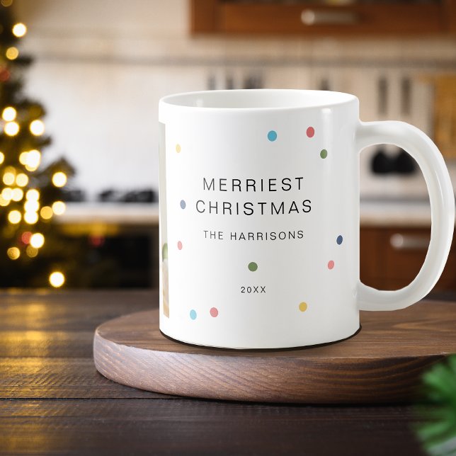 Mug Photo moderne aux couleurs vives (Modern Colorful Lights Photo Coffee Mug)