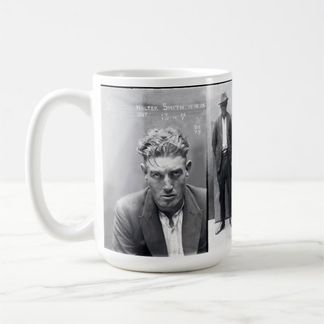 Mug Photo noire et blanche d'une balle de la Musique C (Gauche)