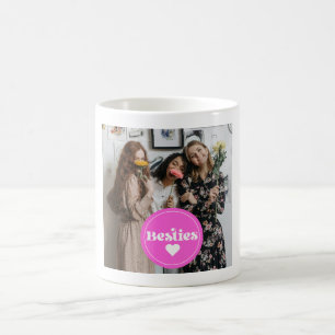 Mug photo personnalisé meilleures amies amitié typogra