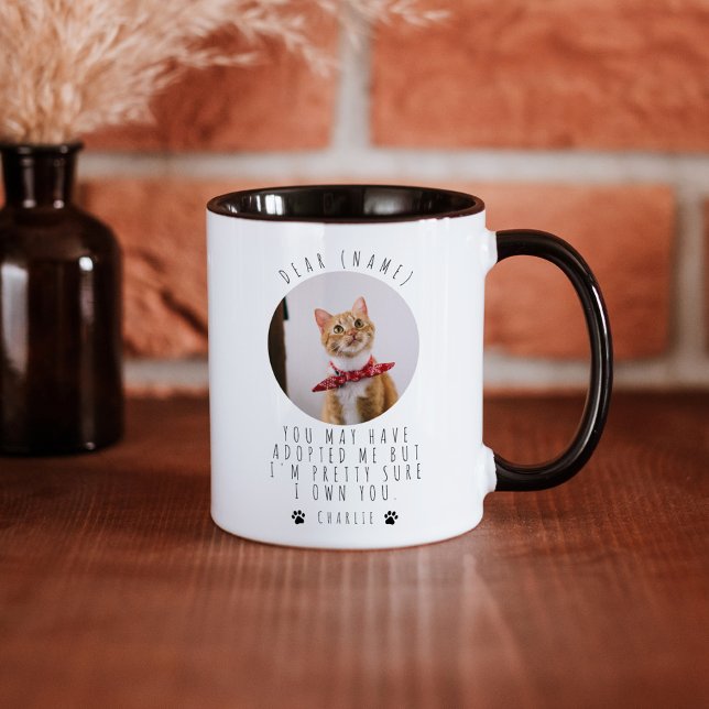 Mug Photo personnalisée Amoureux des chats Cher chat (Créateur téléchargé)