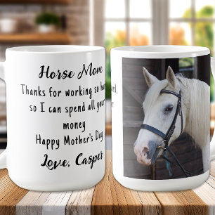Mug Photo Personnalisée Cheval Lover