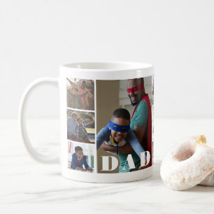 Mug Photo personnalisée Collage papa Fête des pères