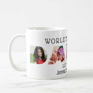 Mug Photo personnalisée du plus grand papa du monde mo