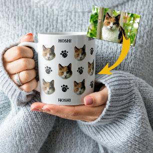 Mug Photo personnalisée du visage de chat