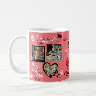 Mug Photo Personnalisée Du Visage Du Chien, Photo Pers