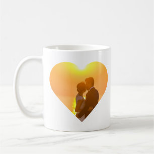 Mug Photo Personnalisée En Forme De Coeur : Je T'Aime