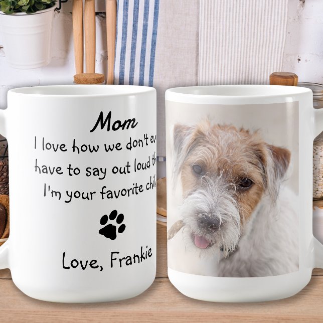 Mug Photo personnalisée Funny Chien Maman (Créateur téléchargé)
