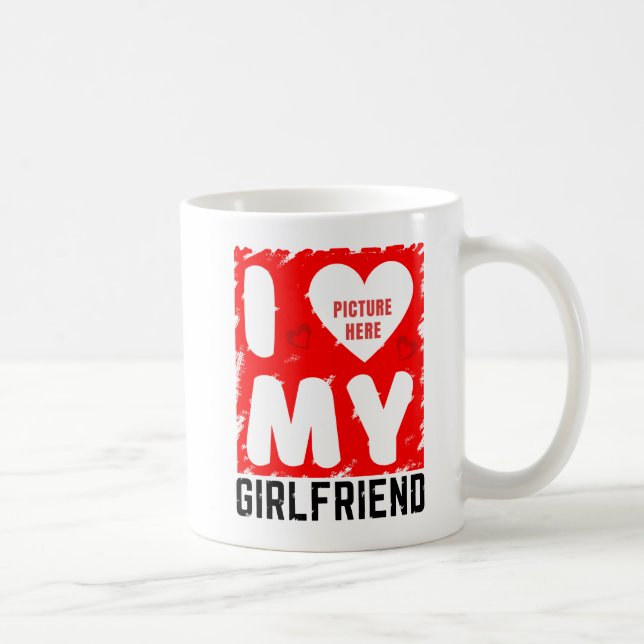 MUG PHOTO PERSONNALISÉE J'AIME MA RELATION DE PETITE A (Droite)