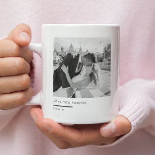 Mug Photo personnalisée – Je t'aime pour toujours