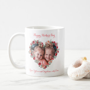 Mug Photo personnalisée Joyeuse Fête des mères Coeur C