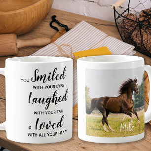 Mug Photo personnalisée Keepsaké Pet Horse Memorial