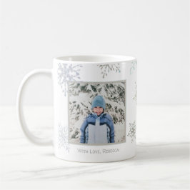 Mug Photo personnalisée Meilleur grand-mère Snowflake 