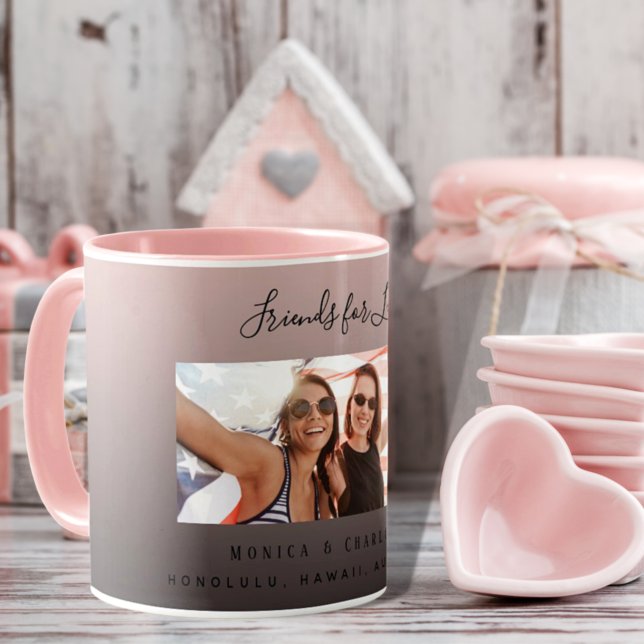 Mug Photo personnalisée meilleurs amis pour la vie noi (Créateur téléchargé)
