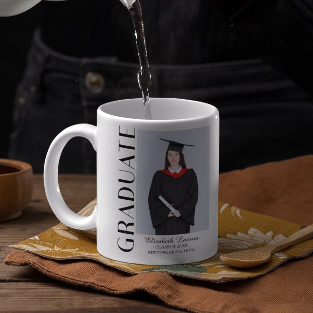 Mug Photo personnalisée Moderne Élégant Partie de Grad (Créateur téléchargé)