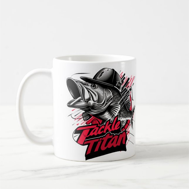 Mug Photo personnalisée Pêche "Tackle Titan" (Gauche)