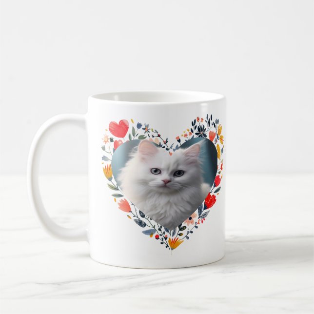 Mug Photo personnalisée pour animal de compagnie en fo (Gauche)