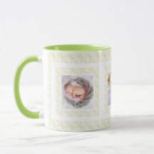Photo personnalisée Vert Motif Fête des mères mama