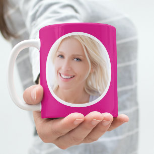 Mug Photo rose chaud