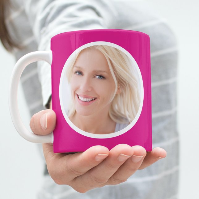 Mug Photo rose chaud (Créateur téléchargé)