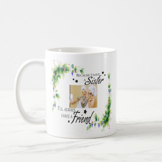 Mug Photo Soeur Personnalisée (Gauche)