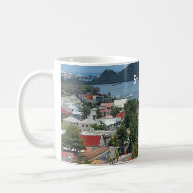 Mug Photo St. Martin et Marigot Bay (Gauche)