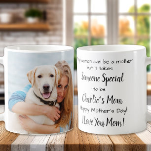 Mug Photo sur mesure de Dog Mom Custom Pet Fête des m