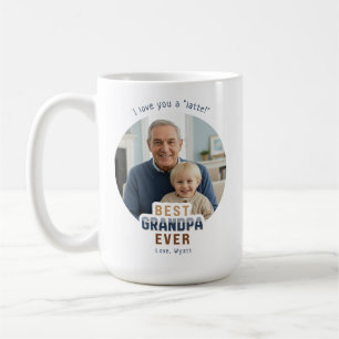 Mug Photo Texte personnalisé Meilleur Grand-Père Ever