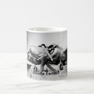 Mug Photo vintage Amelia Earhart