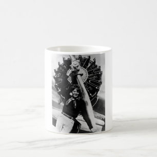 Mug Photo vintage Amelia Earhart