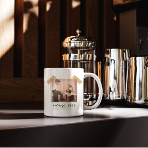 Mug Photo Vintage Personnalisé Et Anniversaire Personn