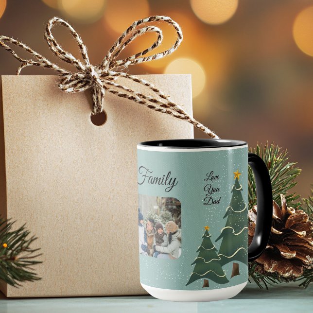 Mug Photo Whimscial Christmas Tree Design (Créateur téléchargé)