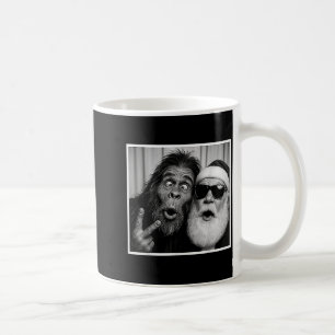 Mug Photobooth drôle de Bigfoot avec Santa Noël Xmas