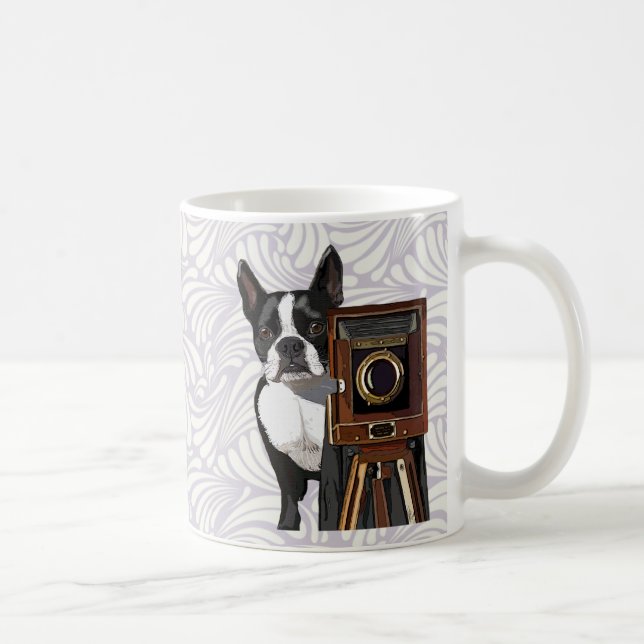 Mug Photographe Boston Terrier 2 (Droite)