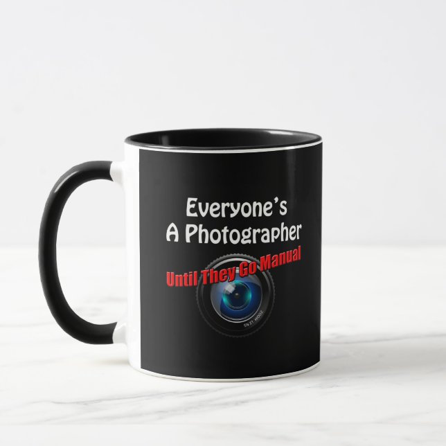 Mug Photographie amusante - Photographe Aller Manuel C (Gauche)