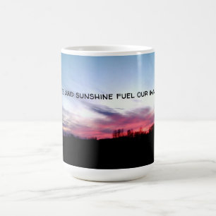 Mug Photographie au coucher du soleil Musique