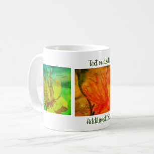 Mug Photographie de Fleur Jaune orange personnalisée