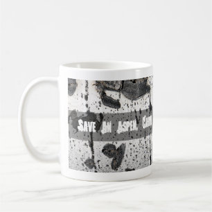 Mug Photographie de gros plan de l'arbre de tremble de