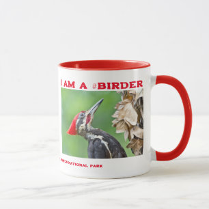 Mug Photographie de la nature Oiseau de pic pilé