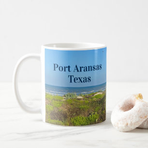 Mug Photographie d'herbe de plage à Port Aransas Texas