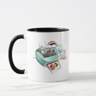 Mug Photographie sortant d'un appareil-photo