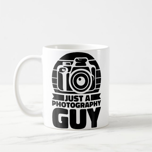 Mug Photography Photographer - Camera Just A Photograp (Gauche)