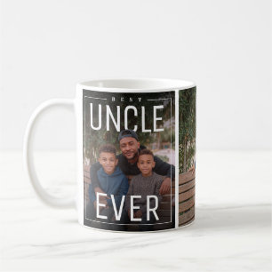 Mug PhotoPop personnalisé Meilleur Oncle 2 Photos