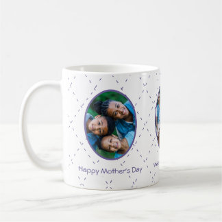 Mug Photos de famille du Purple Three pour la fête des
