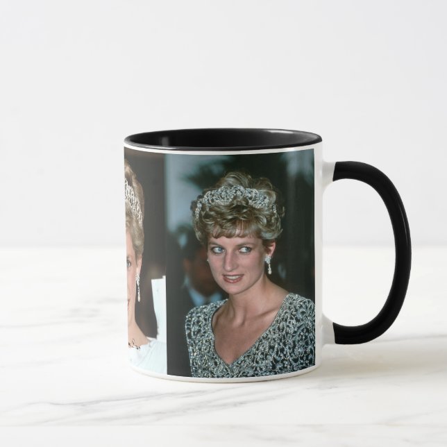 Mug Photos de princesse Diana Tiara 3x de HRH (Droite)