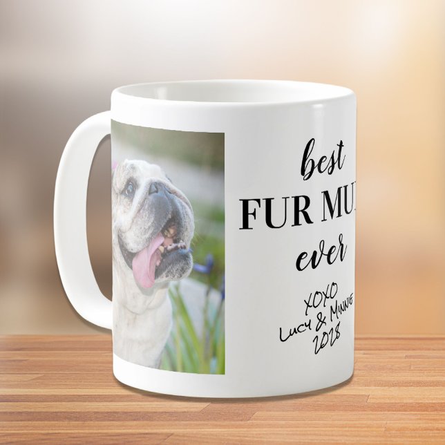 Mug Photos personnalisées de la maman fourrure (Créateur téléchargé)