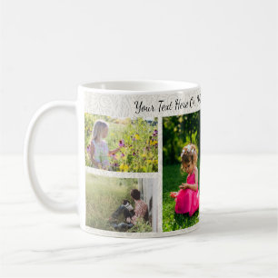 Mug Photos personnalisées/Texte Élégant minimaliste gr