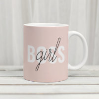 Phrase moderne Pastel Rose fille Boss Phrase