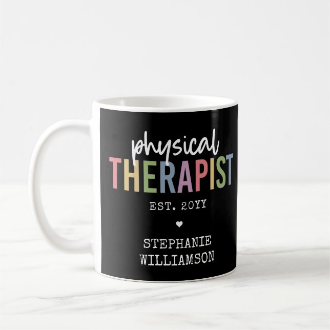 Mug Physiothérapie PT Graduate Physiothérapie Cadeau  (Gauche)