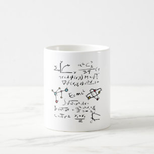 Mug Physique Math Formule Enseignant Molécules étudi